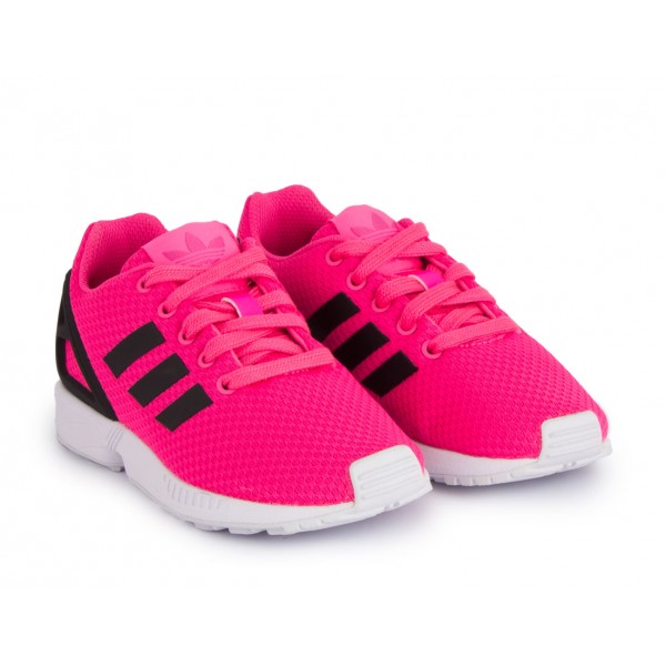 adidas zx flux femme rose blanc